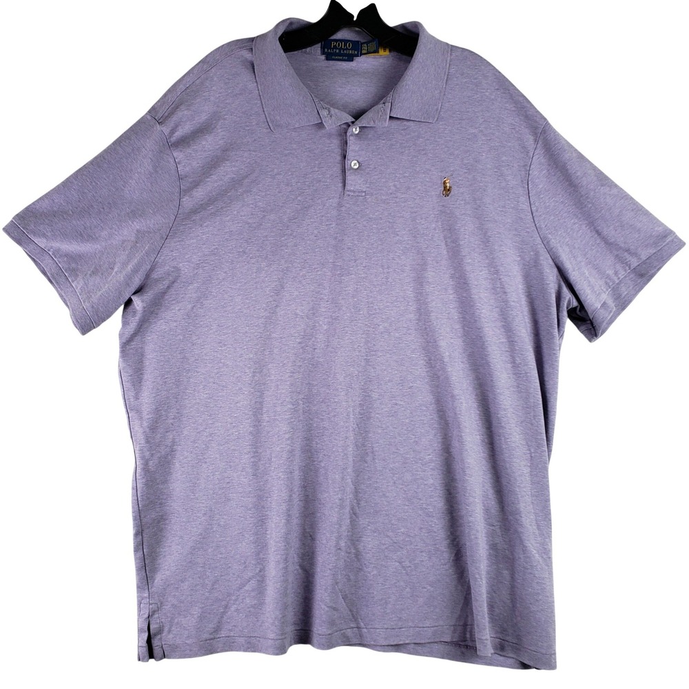 Polo Ralph Lauren Polo Mens XXL Purple Classic Fit Preppy Designer